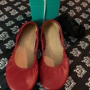 Cardinal Red Tieks Size 7